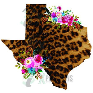 Leopard  floral Texas