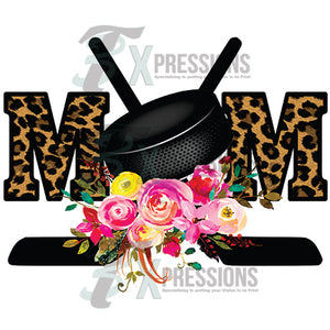Leopard floral hockey mom - 3T Xpressions