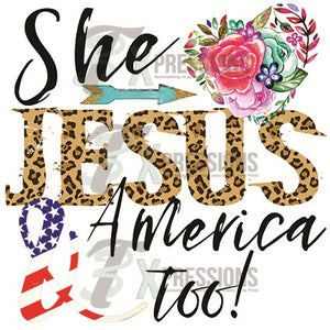 She loves Jesus and America too - 3T Xpressions