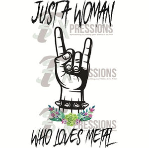 Just a woman who loves metal
