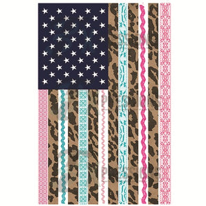 Leopard and Lace Flag