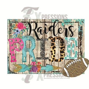 Personalized Leopard football pride