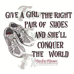 Give a girl the right pair of shoes, Cheer - 3T Xpressions
