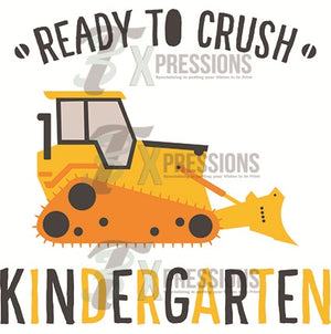 Ready to crush Kindergarten