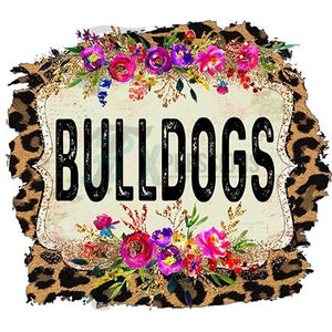 Personalized Leopard frame team name