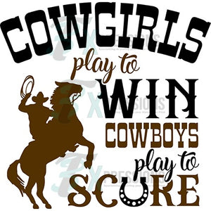 Cowgirls play to win - 3T Xpressions