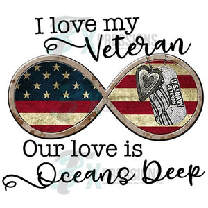 I love my veteran, Navy