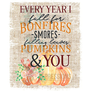 Every year I fall for bonfires, smores - 3T Xpressions