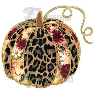 Leopard and Floral pumpkin