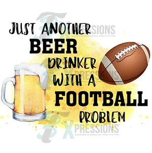 Just another beer with a football problem