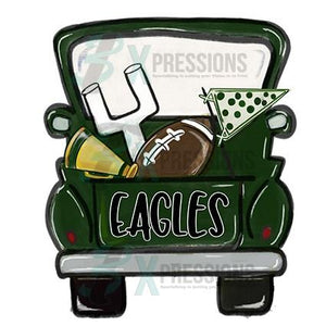 Personalized Forrest Green football truck