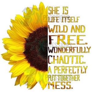Sunflower wild and free