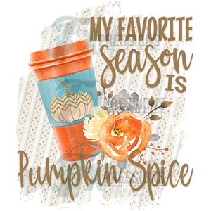 My favorite  season is pumpkin spice