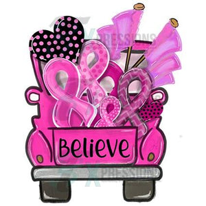 Believe Breast Cancer Awareness Truck