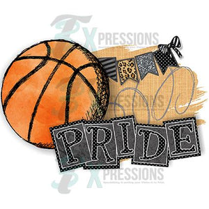 Personalized Black Basketball Pride