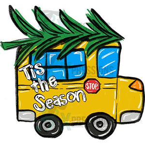 Tis the Season School Bus
