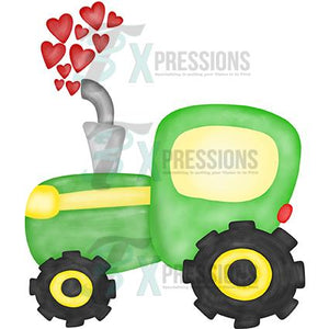 Tractor with Hearts