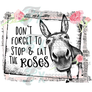 Don't Forget to Eat the Roses