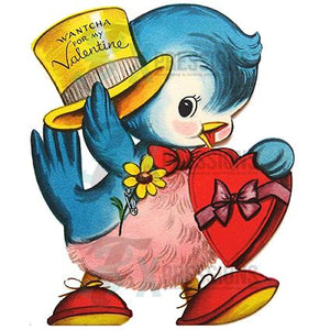 Vintage Blue Bird Valentine