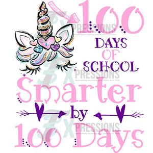 100 Day of School Unicorn