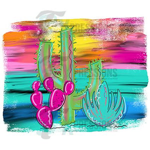 Painted Cactus Sunset