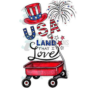 USA Land that I Love Wagon