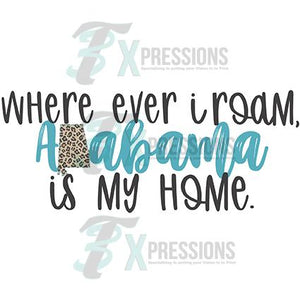 Where I roam is Home, Alabama
