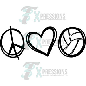 Peace Love Volleyball