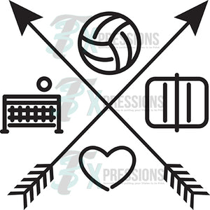 Volleyball Arrows