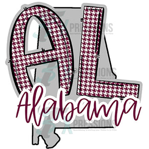 AL Alabama State outline
