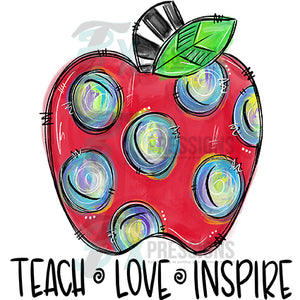 Teach Love Inspire, apple