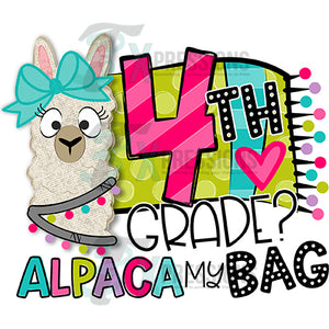 4th Grade Alpaca my Bag