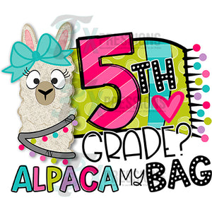5th Grade Alpaca my Bag