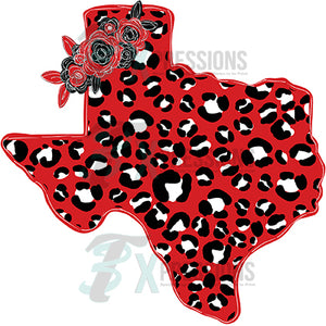 Texas Red and Black Leopard