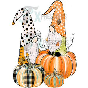 Fall Gnomes with Pumpkins