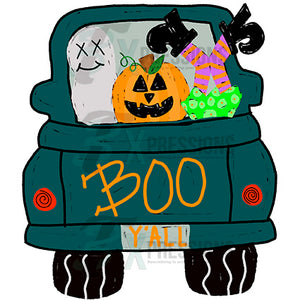 Halloween truck Boo Tailgate