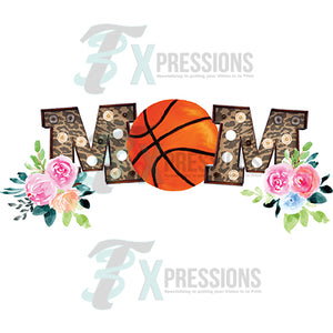 Leopard Marquee Basketball Mom
