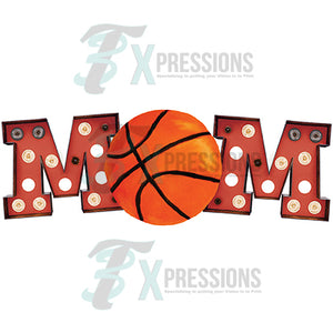 Marquee Red Basketball Mom
