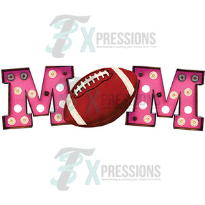 Pink Football Mom