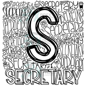 Secretary Typography