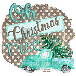 Oh Christmas Tree polkadot background