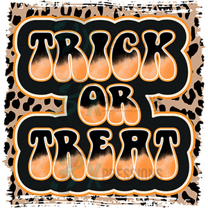 Trick or Treat Leopard background