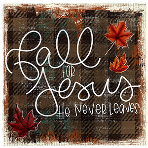Fall for Jesus with background