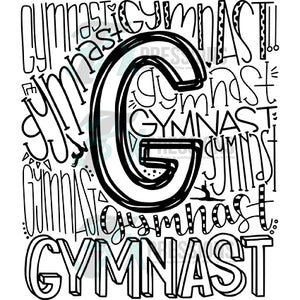 Gymnast Typography