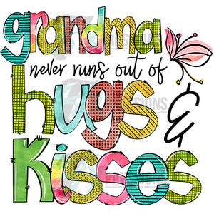 Hugs and Kisses Grandma