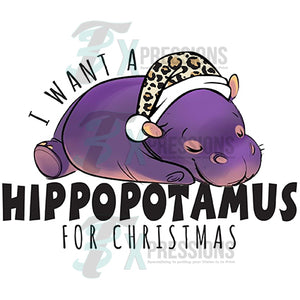 I want a hippo