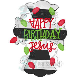 Happy Birthday Jesus Cross