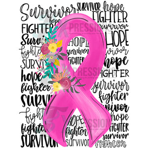 Breast Cancer Word art