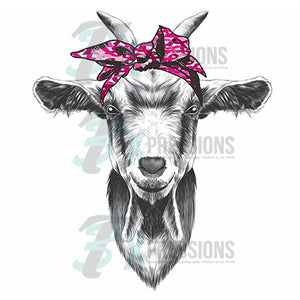 Breast Cancer Awareness Goat