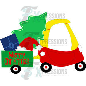 Cozy Coupe Christmas Red and Yellow